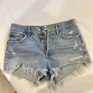Agolde denim shorts